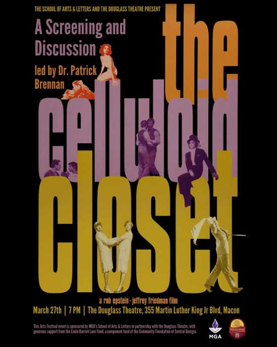 The Celluloid Closet screening graphic.